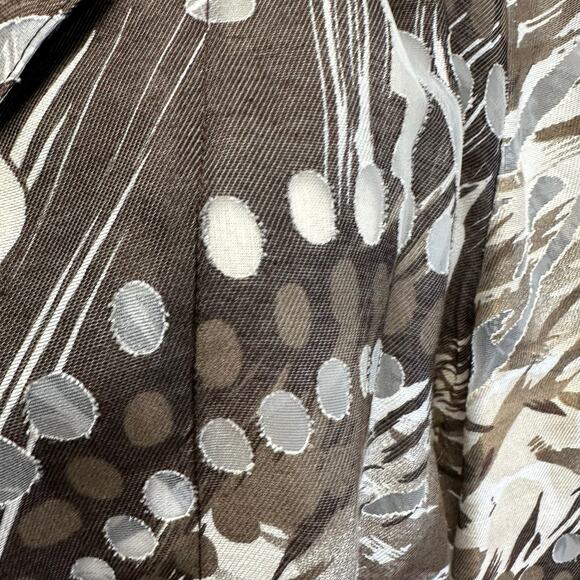 Chico's Leopard Animal Print Sheer Open Front Shirt Cardigan size 2 US Large/12 - Picture 13 of 16